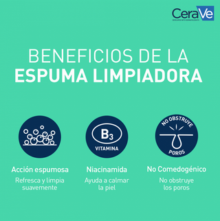 CERAVE GEL LIMPIADOR ESPUMOSO